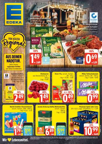 Prospekte Edeka - 3.08.2026 - 8.08.2026.