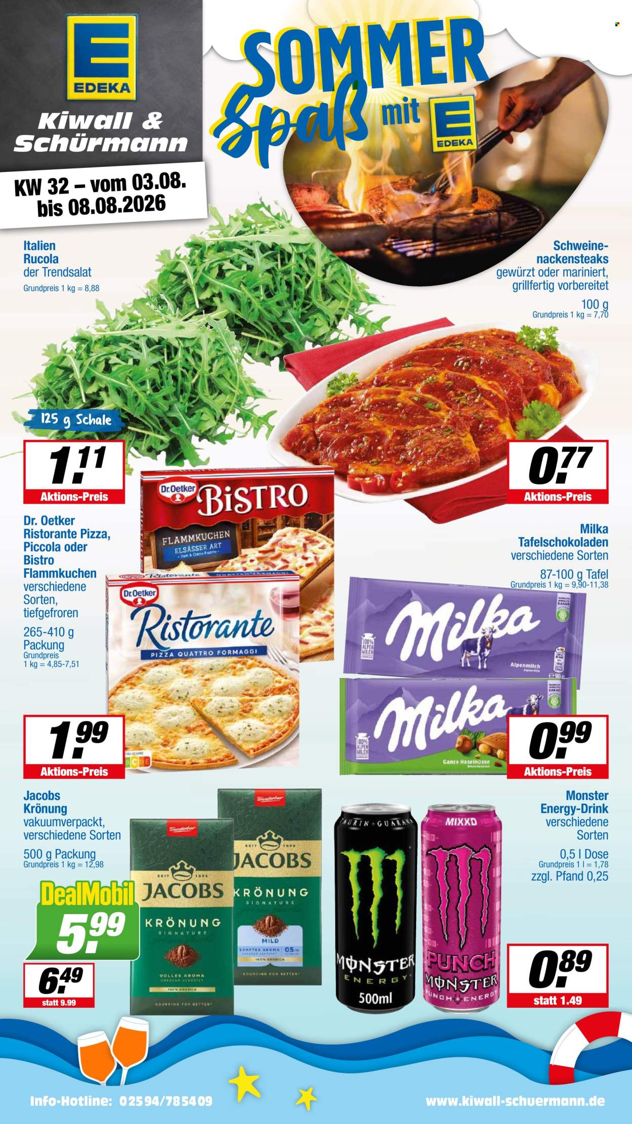 Edeka Prospekte  - 3.08.2026 - 8.08.2026. Seite 1