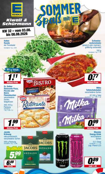 Prospekte Edeka - 3.08.2026 - 8.08.2026.