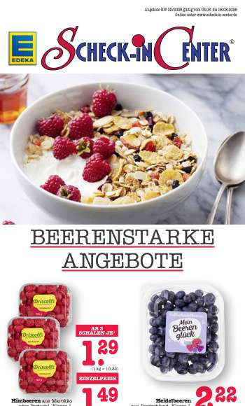 Prospekte Scheck-in - 3.08.2026 - 8.08.2026.
