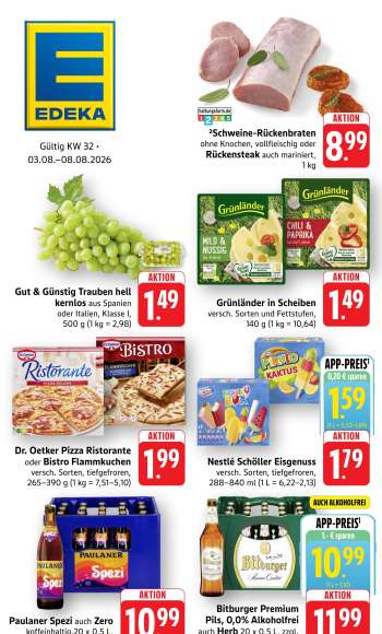 Prospekte Edeka - 3.08.2026 - 8.08.2026.