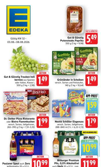 Prospekte Edeka - 3.08.2026 - 8.08.2026.