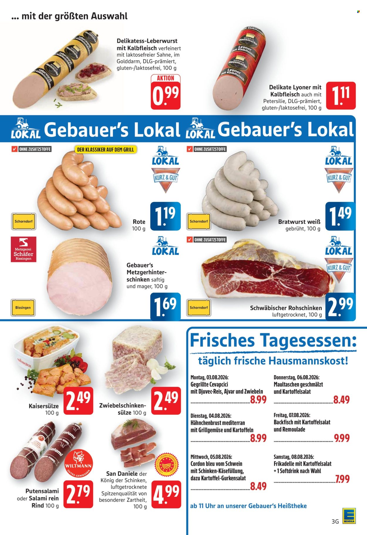 E center Prospekte  - 3.08.2026 - 8.08.2026. Seite 3