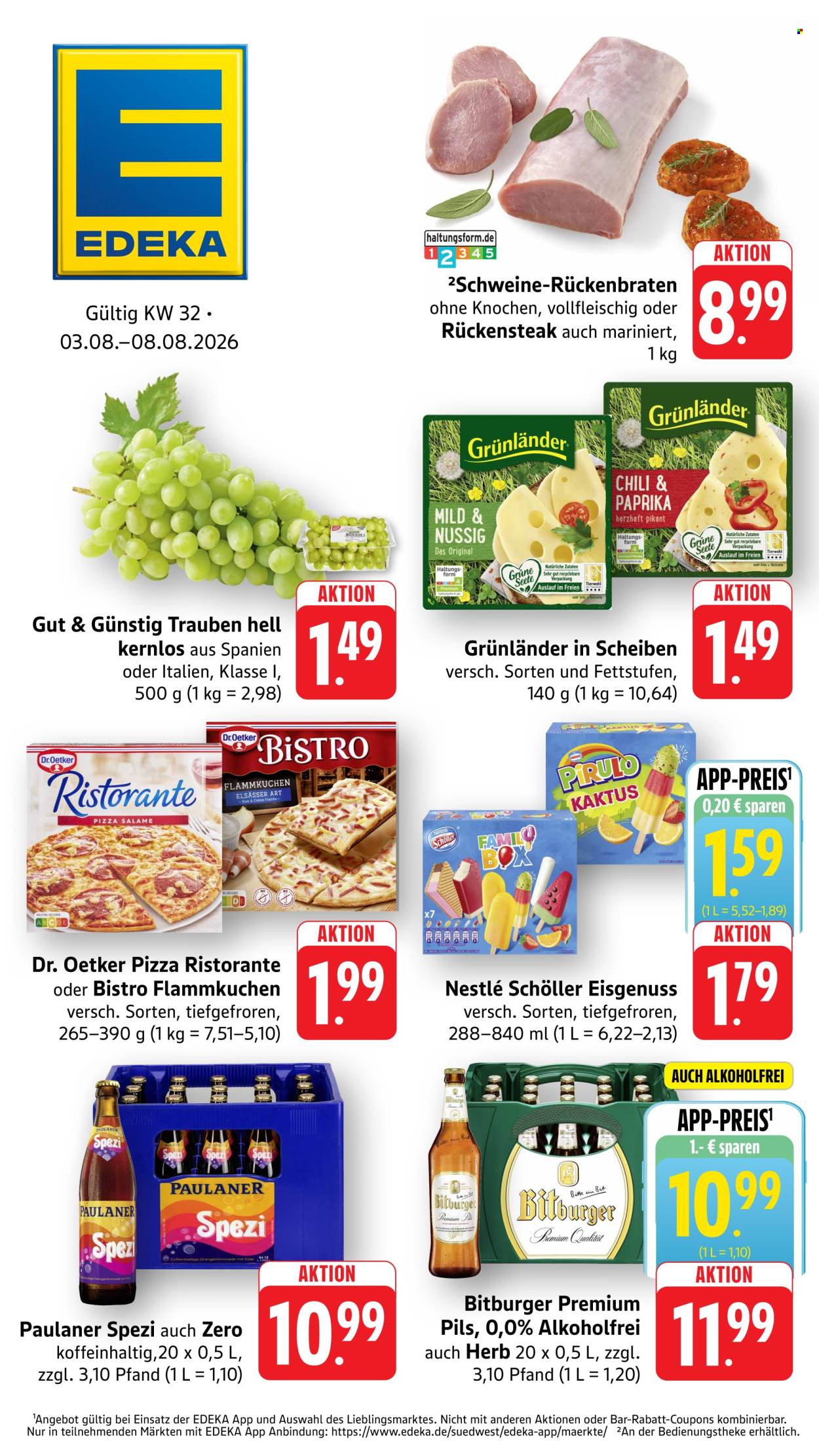 Edeka Prospekte  - 3.08.2026 - 8.08.2026. Seite 1