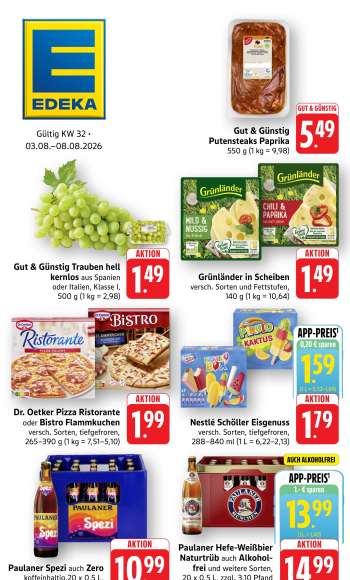 Prospekte Edeka - 3.08.2026 - 8.08.2026.