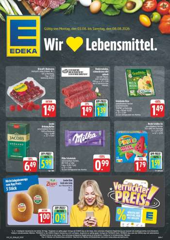 Prospekte Edeka - 3.08.2026 - 8.08.2026.