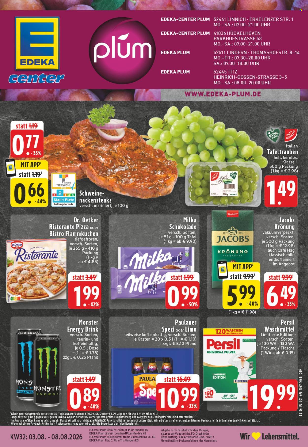 Edeka Prospekte  - 3.08.2026 - 8.08.2026. Seite 1