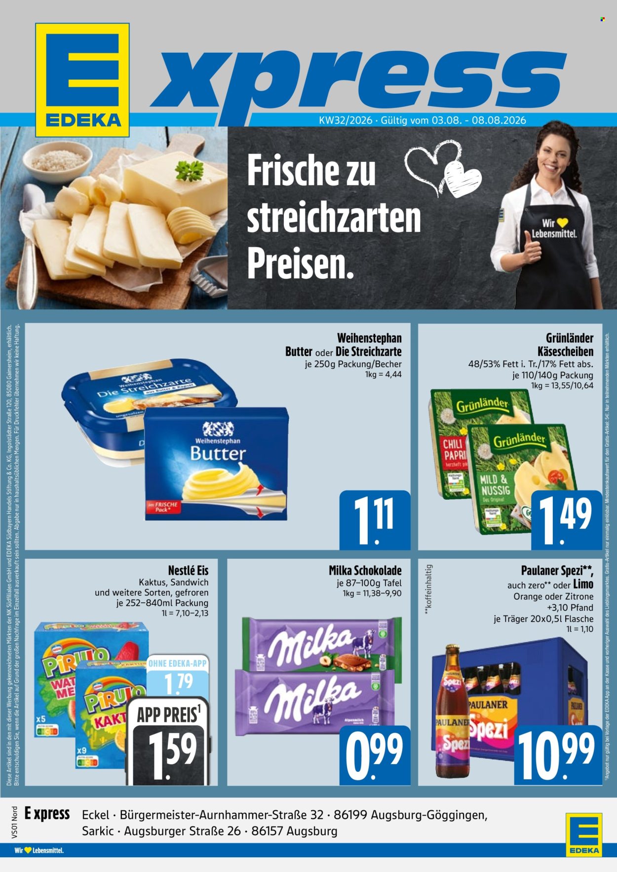 Edeka Prospekte  - 3.08.2026 - 8.08.2026. Seite 1
