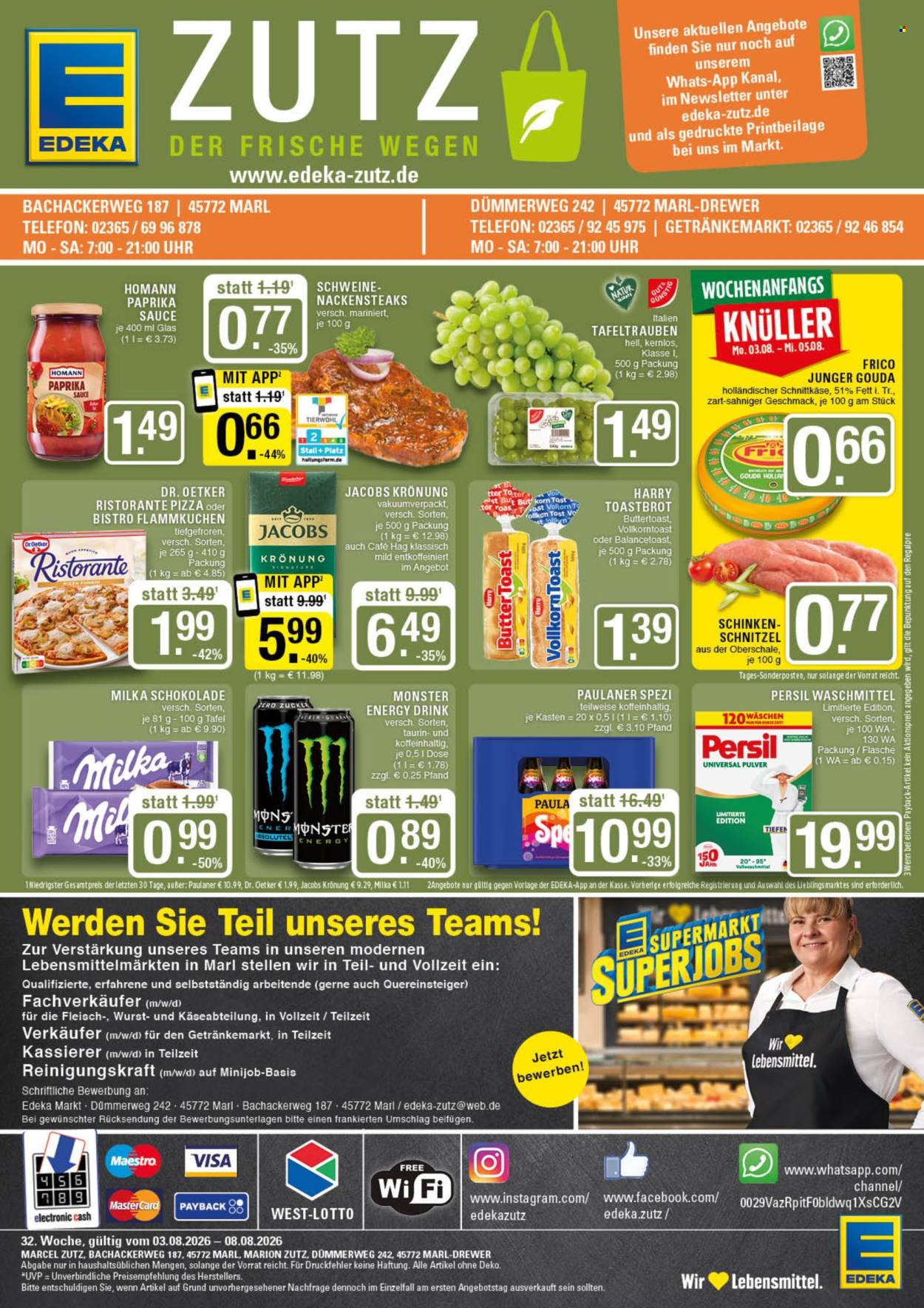 Edeka Prospekte  - 3.08.2026 - 8.08.2026. Seite 1