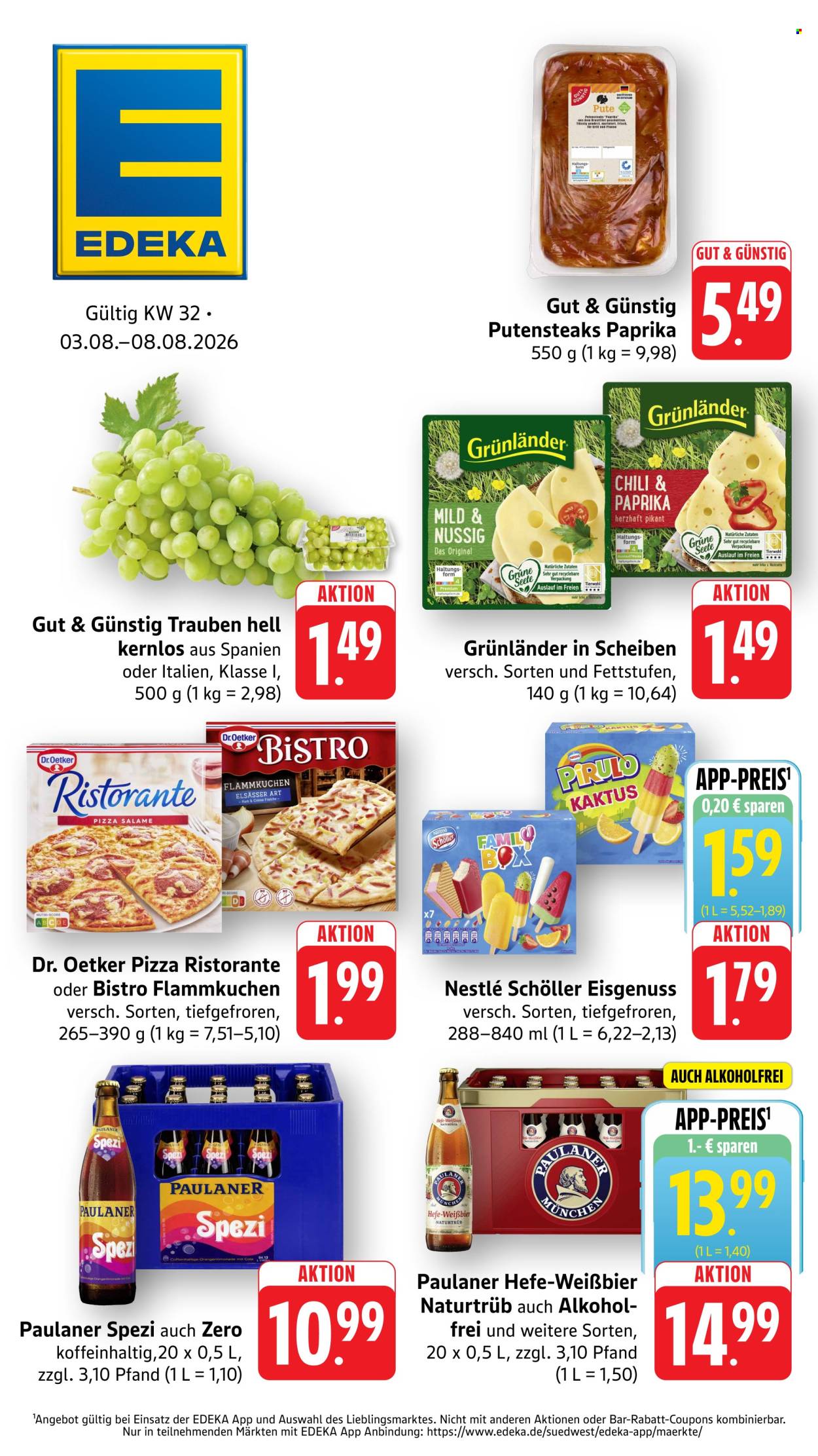 Edeka Prospekte  - 3.08.2026 - 8.08.2026. Seite 1