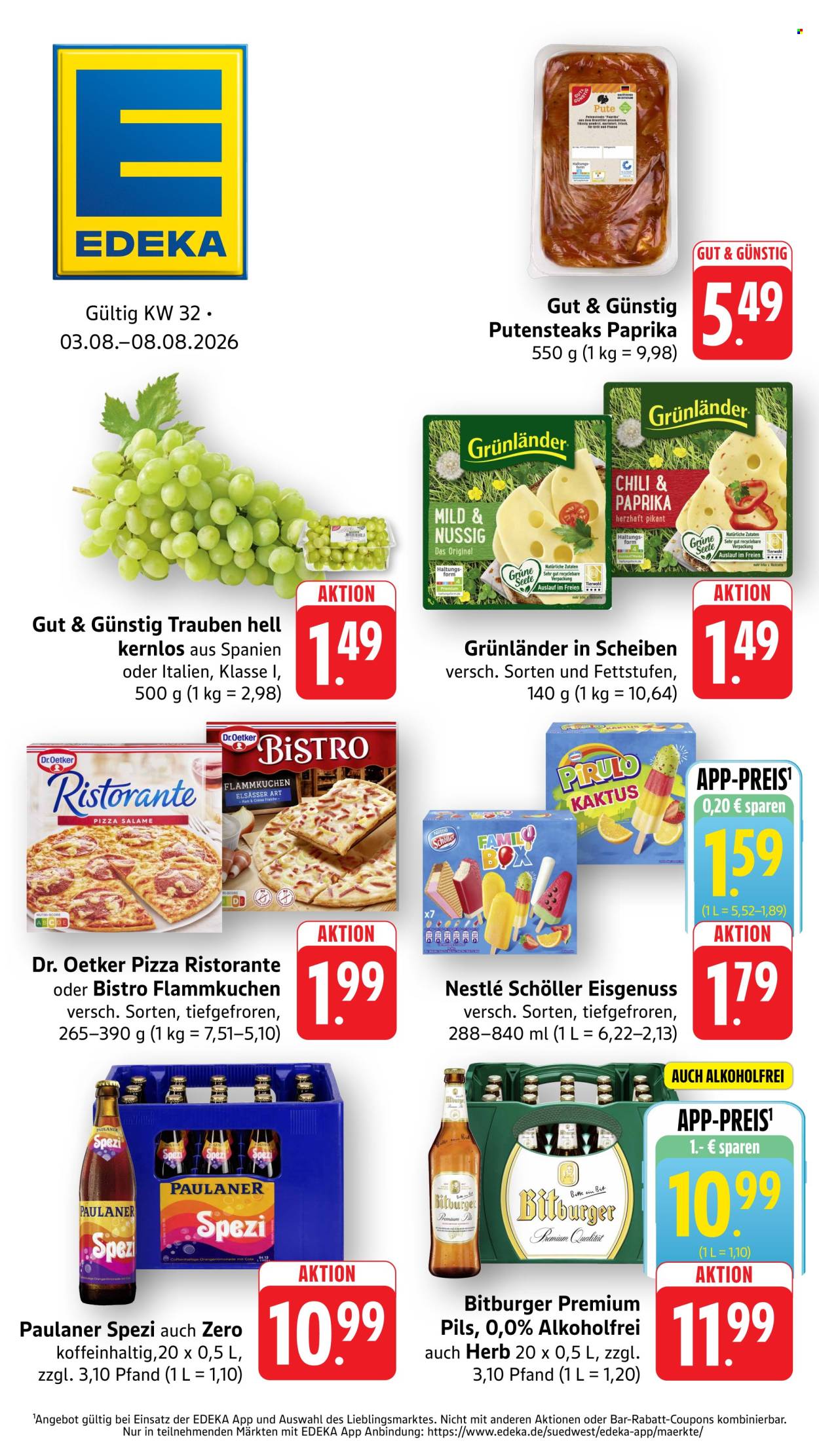 Edeka Prospekte  - 3.08.2026 - 8.08.2026. Seite 1