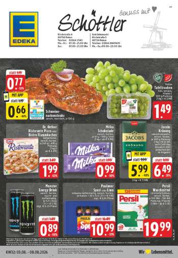 Prospekte Edeka - 3.08.2026 - 8.08.2026.
