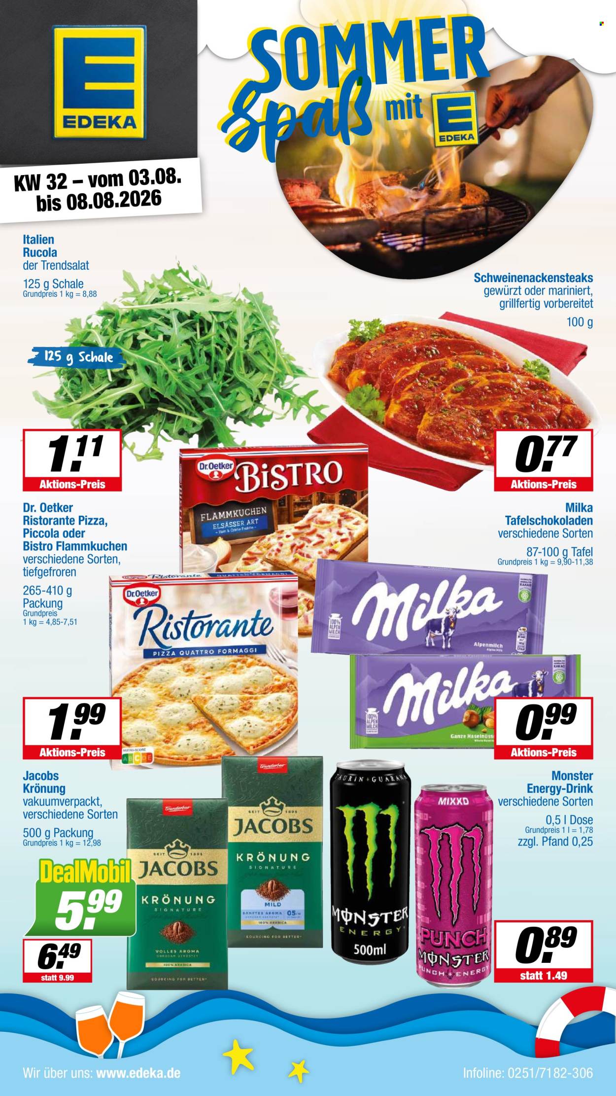 Edeka Prospekte  - 3.08.2026 - 8.08.2026. Seite 1