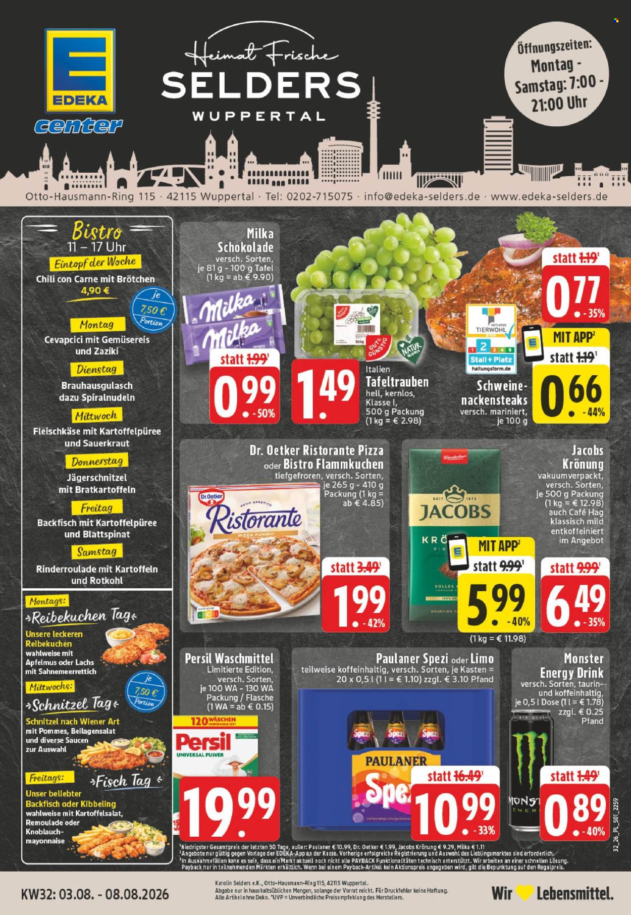 Edeka Prospekte  - 3.08.2026 - 8.08.2026. Seite 1