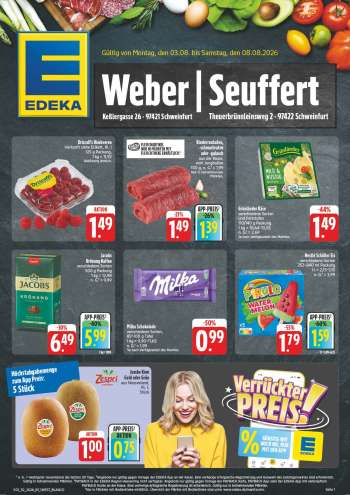 Prospekte Edeka - 3.08.2026 - 8.08.2026.