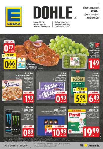 Prospekte Edeka - 3.08.2026 - 8.08.2026.