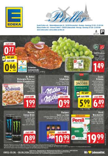 Prospekte Edeka - 3.08.2026 - 8.08.2026.