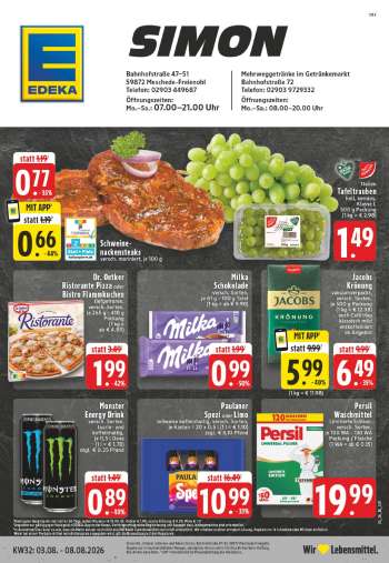 Prospekte Edeka - 3.08.2026 - 8.08.2026.