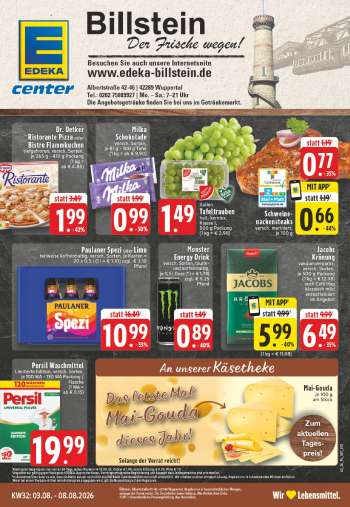 Prospekte Edeka - 3.08.2026 - 8.08.2026.