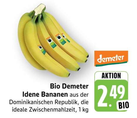 Bio Demeter Idene Bananen