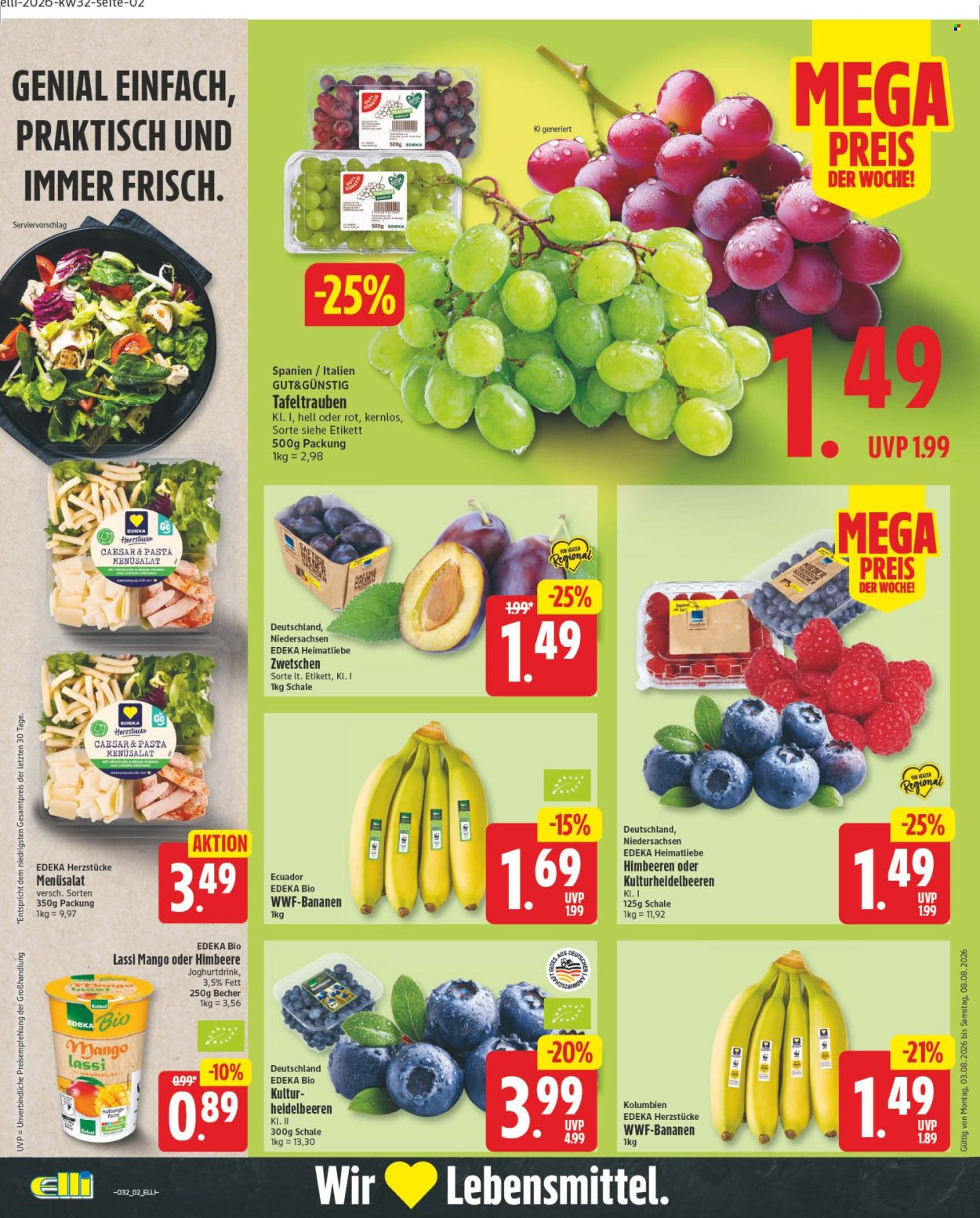 Edeka Prospekte  - 3.08.2026 - 8.08.2026. Seite 2