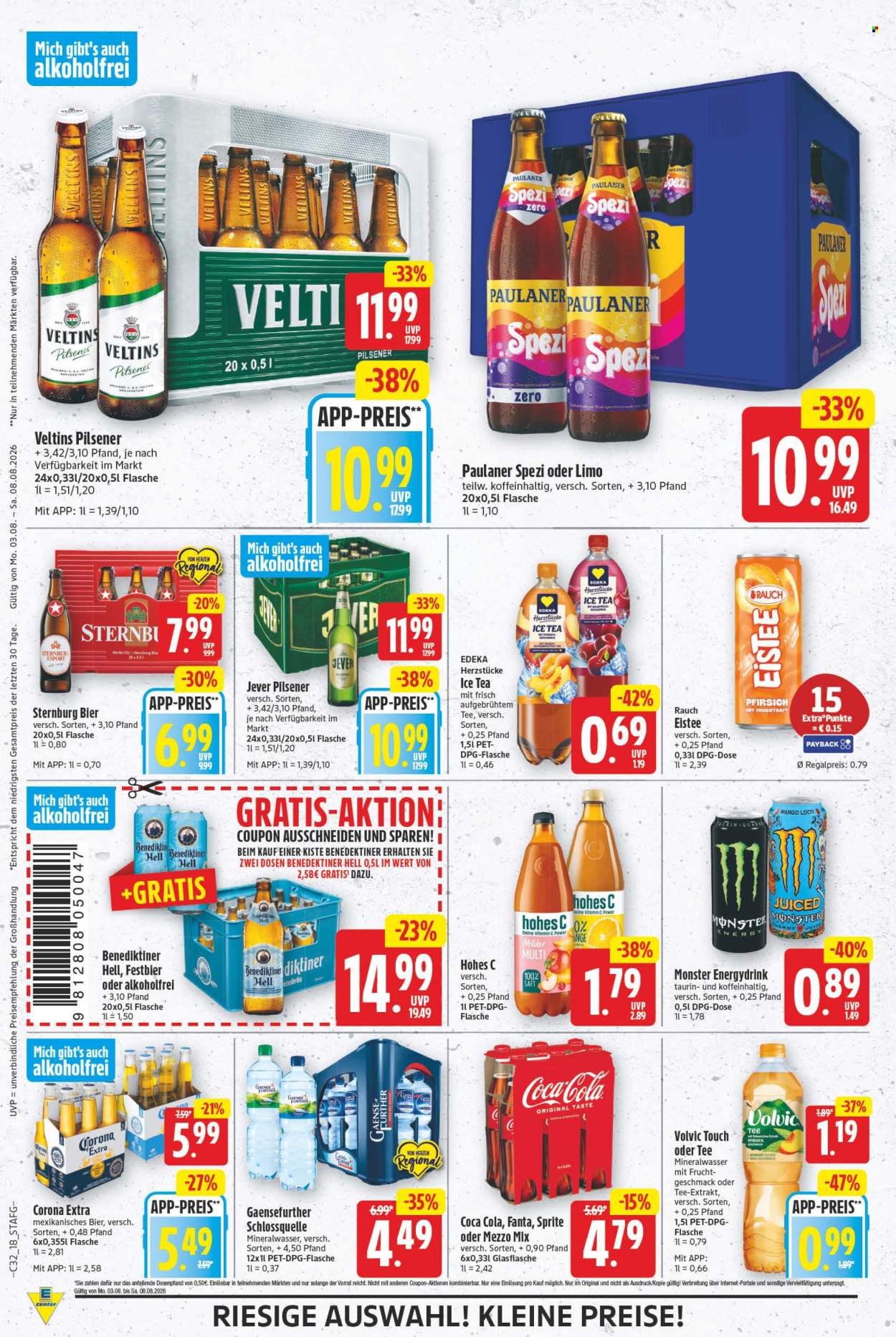 E center Prospekte  - 3.08.2026 - 8.08.2026. Seite 18