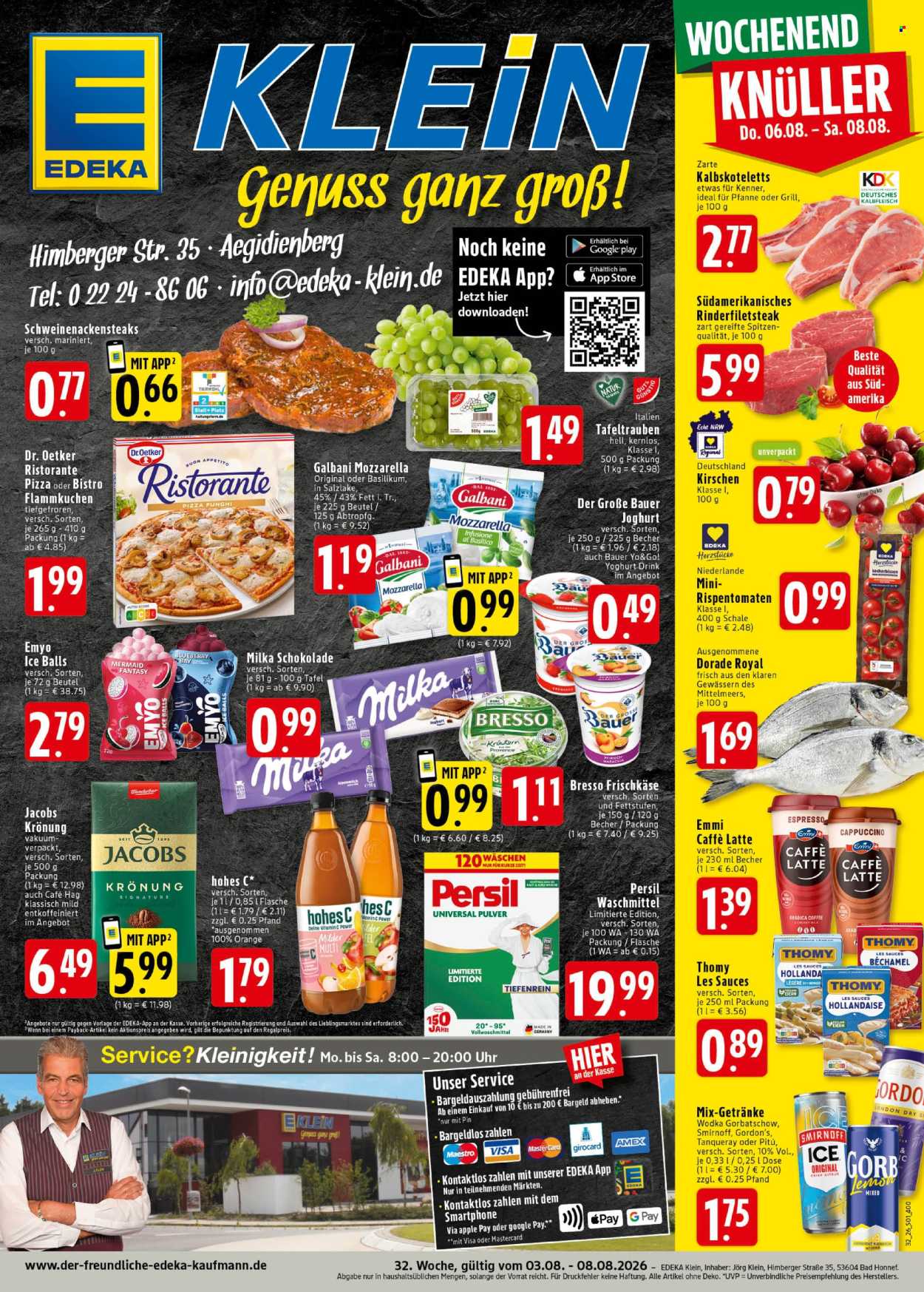 Edeka Prospekte  - 3.08.2026 - 8.08.2026. Seite 1