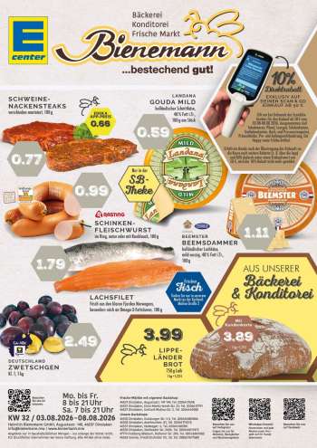 Prospekte E center - 3.08.2026 - 8.08.2026.