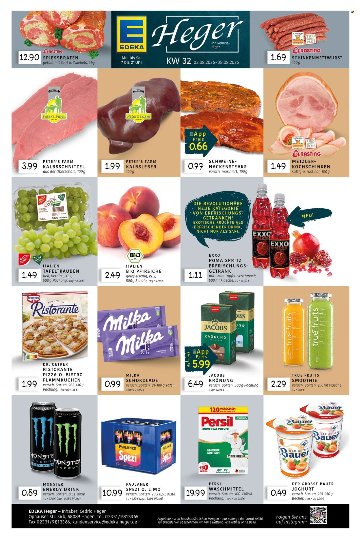 Edeka Prospekte  - 3.08.2026 - 8.08.2026. Seite 1