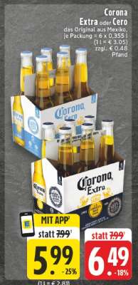 Corona Extra oder Cero