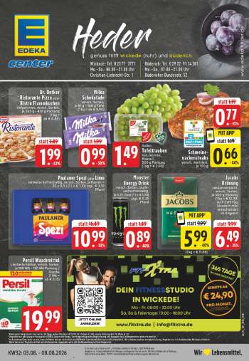 Prospekte Edeka - 3.08.2026 - 8.08.2026.