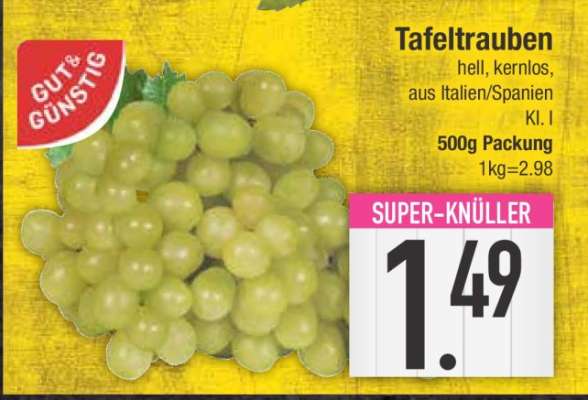 Tafeltrauben