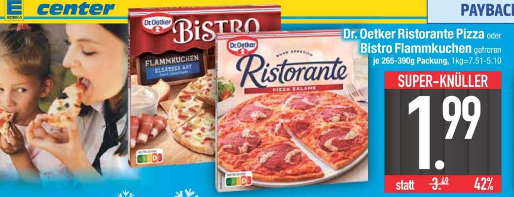 Dr. Oetker Ristorante Pizza oder Bistro Flammkuchen