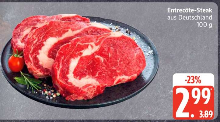 Entrecôte-Steak aus Deutschland
