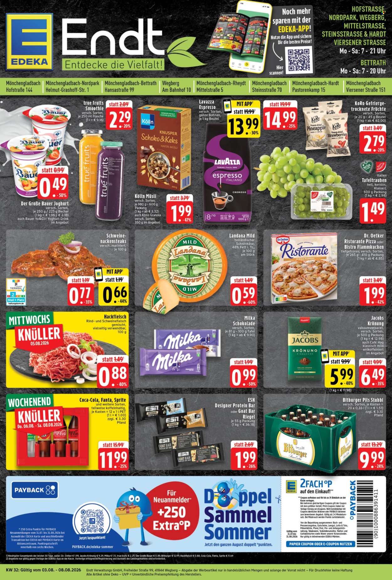 Edeka Prospekte  - 3.08.2026 - 8.08.2026. Seite 1