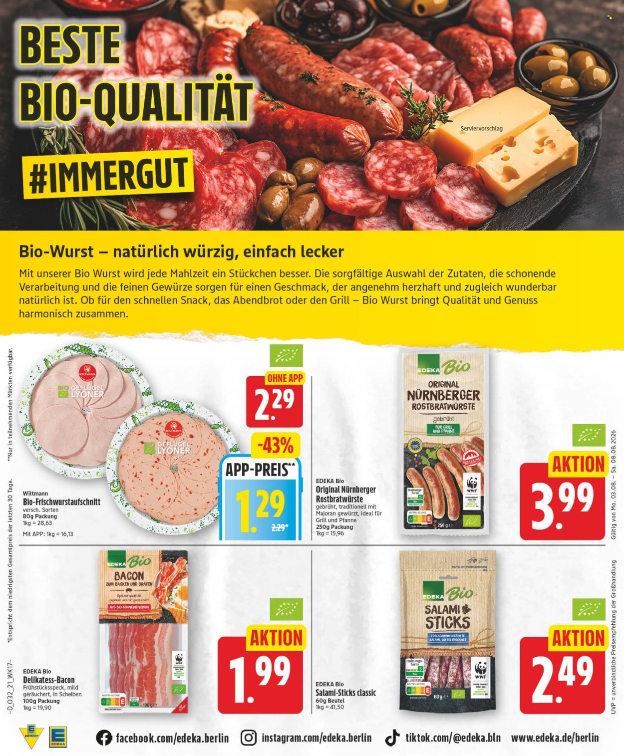 Edeka Prospekte  - 3.08.2026 - 8.08.2026. Seite 21