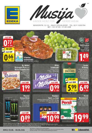 Prospekte Edeka - 3.08.2026 - 8.08.2026.