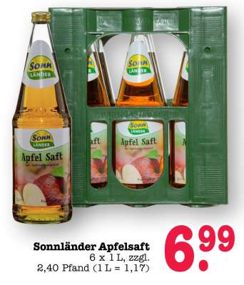 Sonnländer Apfelsaft