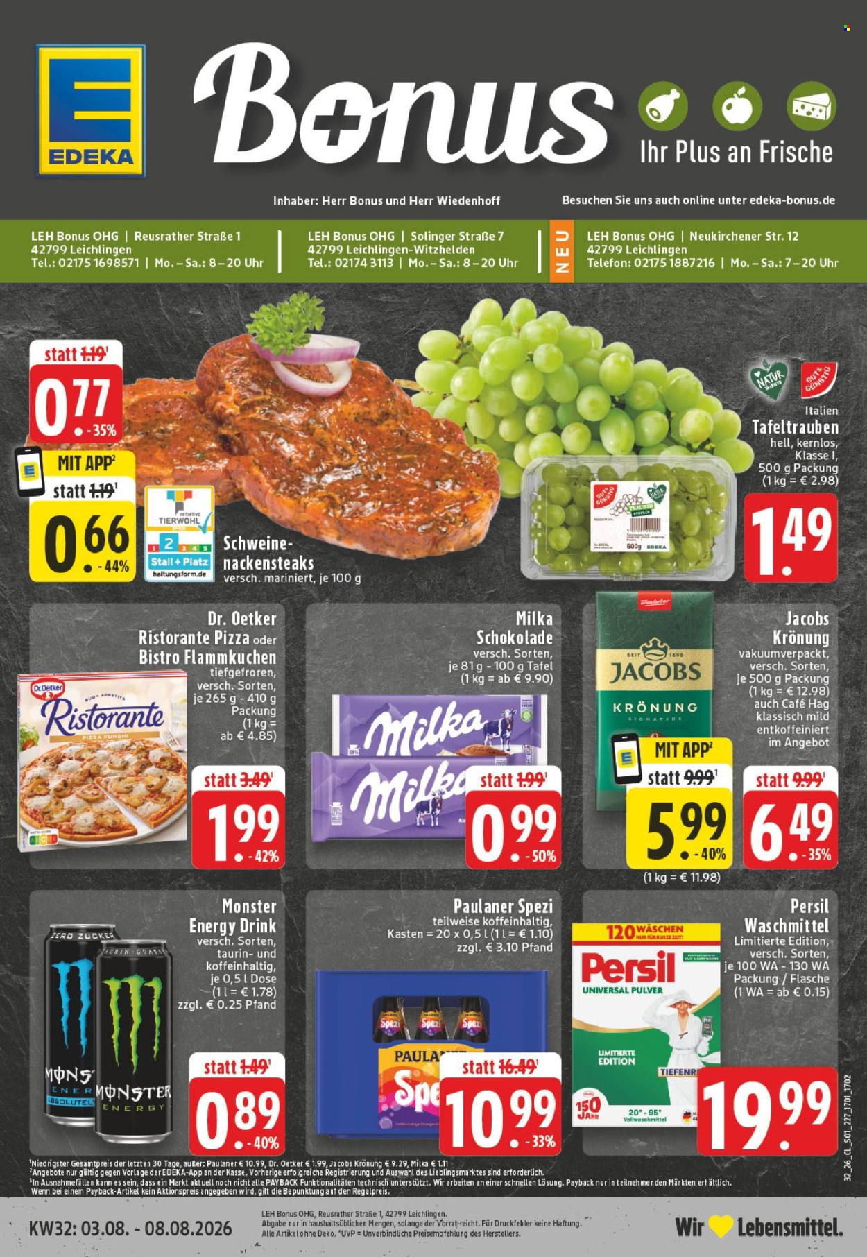 Edeka Prospekte  - 3.08.2026 - 8.08.2026. Seite 1