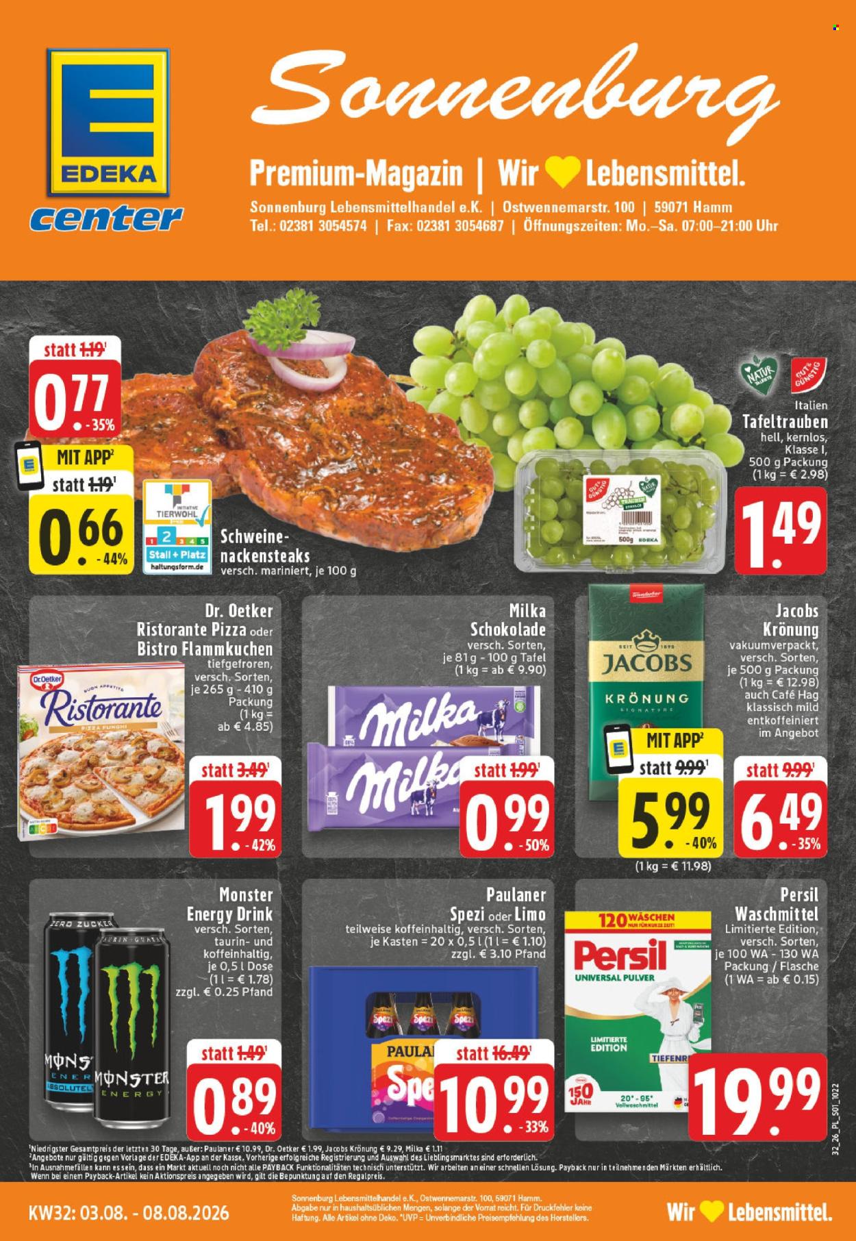 E center Prospekte  - 3.08.2026 - 8.08.2026. Seite 1