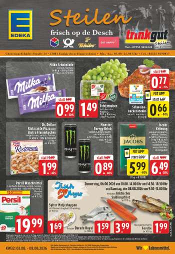 Prospekte Edeka - 3.08.2026 - 8.08.2026.