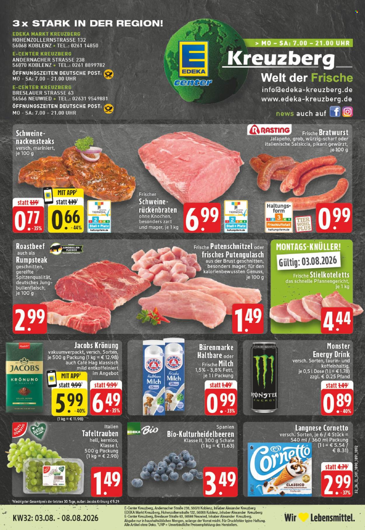 Edeka Prospekte  - 3.08.2026 - 8.08.2026. Seite 1