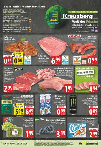 Prospekte Edeka - 3.08.2026 - 8.08.2026.