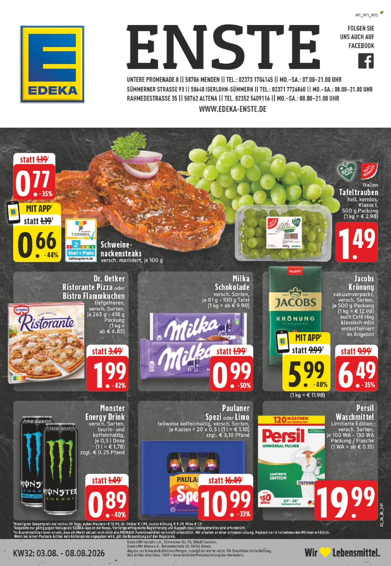 Edeka Prospekte  - 3.08.2026 - 8.08.2026. Seite 1