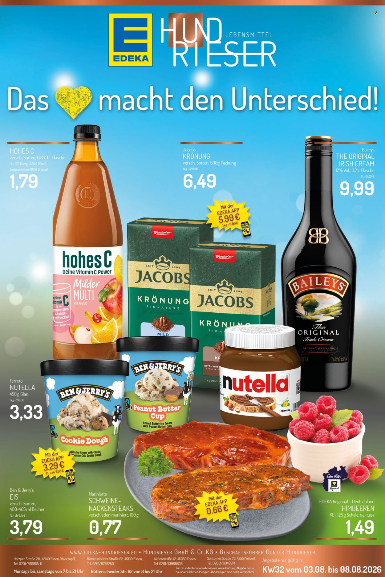 Edeka Prospekte  - 3.08.2026 - 8.08.2026. Seite 1