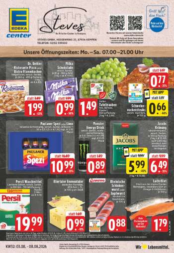 Prospekte E center - 3.08.2026 - 8.08.2026.