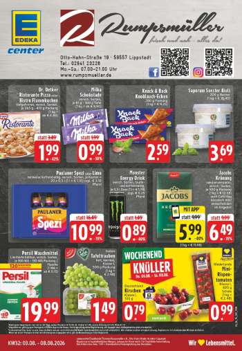 Prospekte Edeka - 3.08.2026 - 8.08.2026.