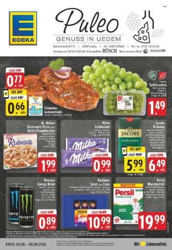 Prospekte Edeka - 3.08.2026 - 8.08.2026.