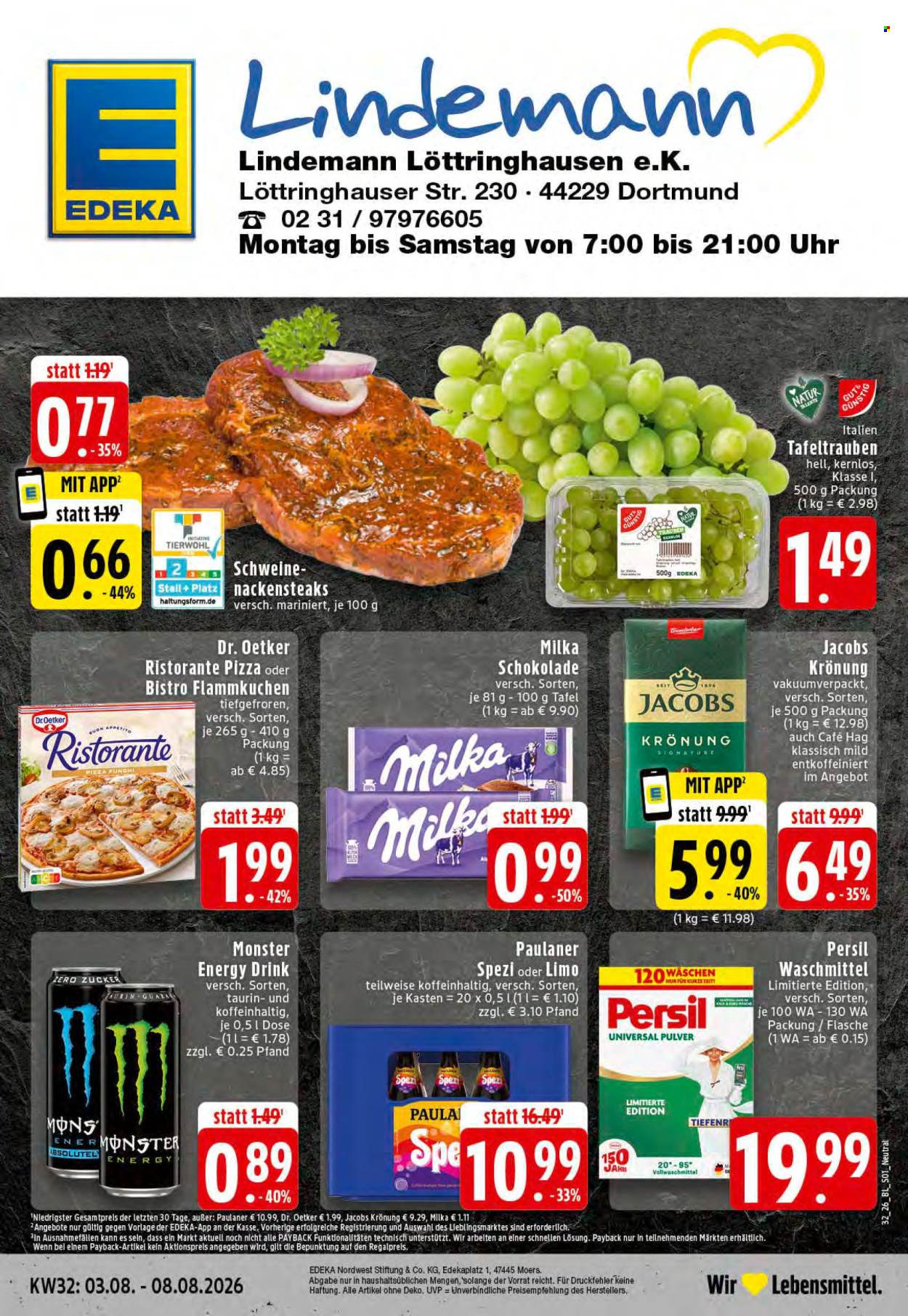Edeka Prospekte  - 3.08.2026 - 8.08.2026. Seite 1