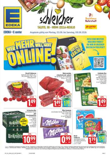Prospekte Edeka - 3.08.2026 - 8.08.2026.